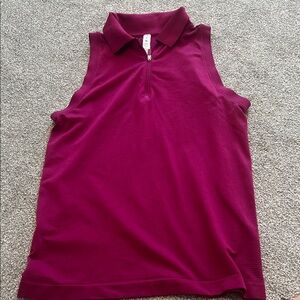lululemon athletica Burgundy Muscle Tee